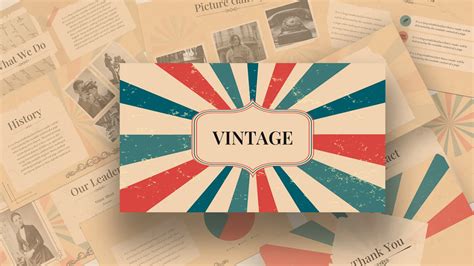 Free Vintage Google Slides themes and PowerPoint templates.